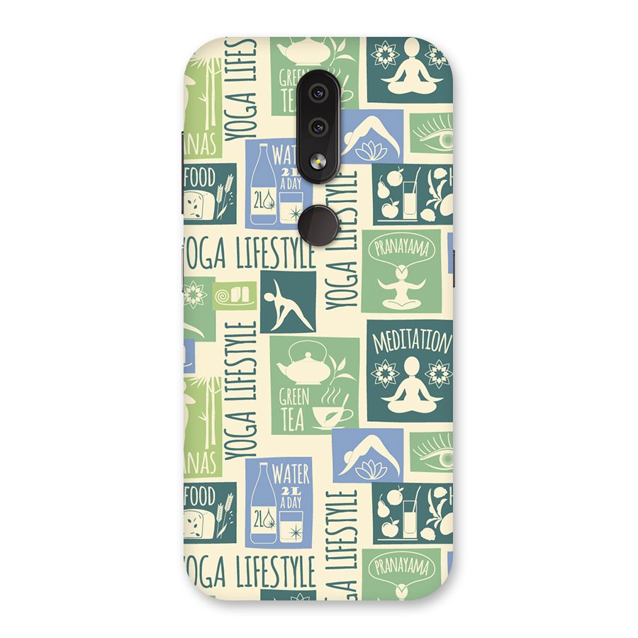 Vintage Yoga Lifestyle Back Case for Nokia 4.2