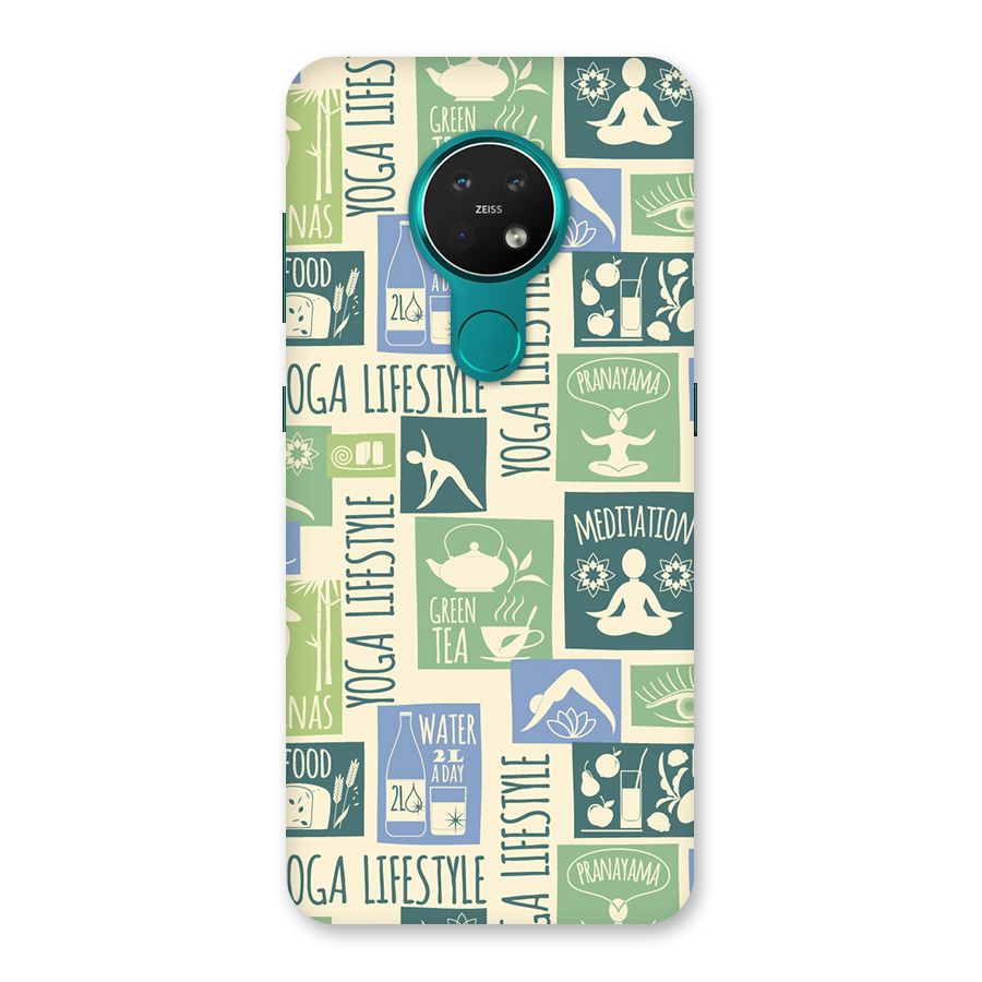 Vintage Yoga Lifestyle Back Case for Nokia 7.2