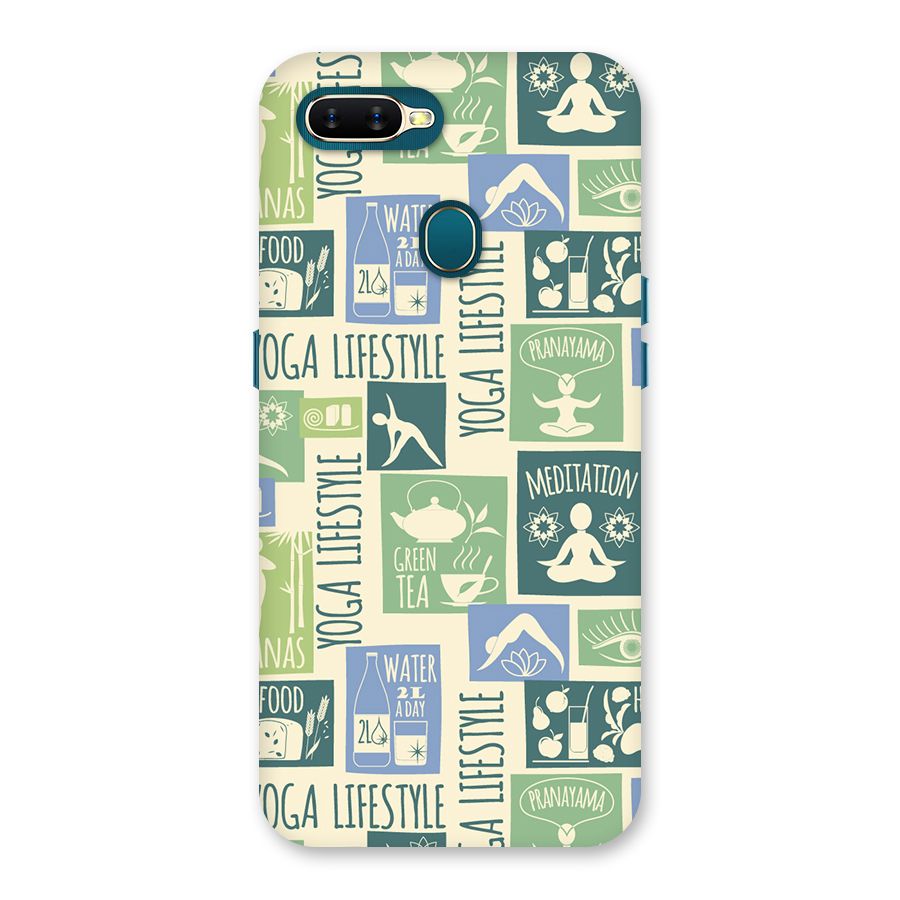 Vintage Yoga Lifestyle Back Case for Oppo A11k