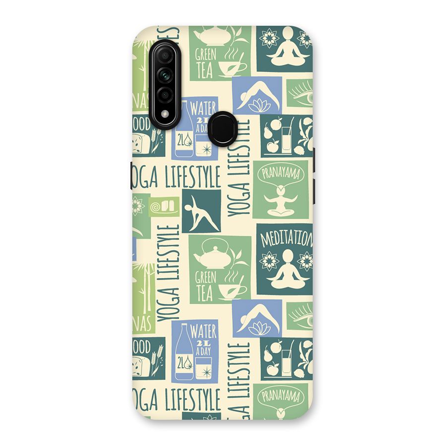 Vintage Yoga Lifestyle Back Case for Oppo A31