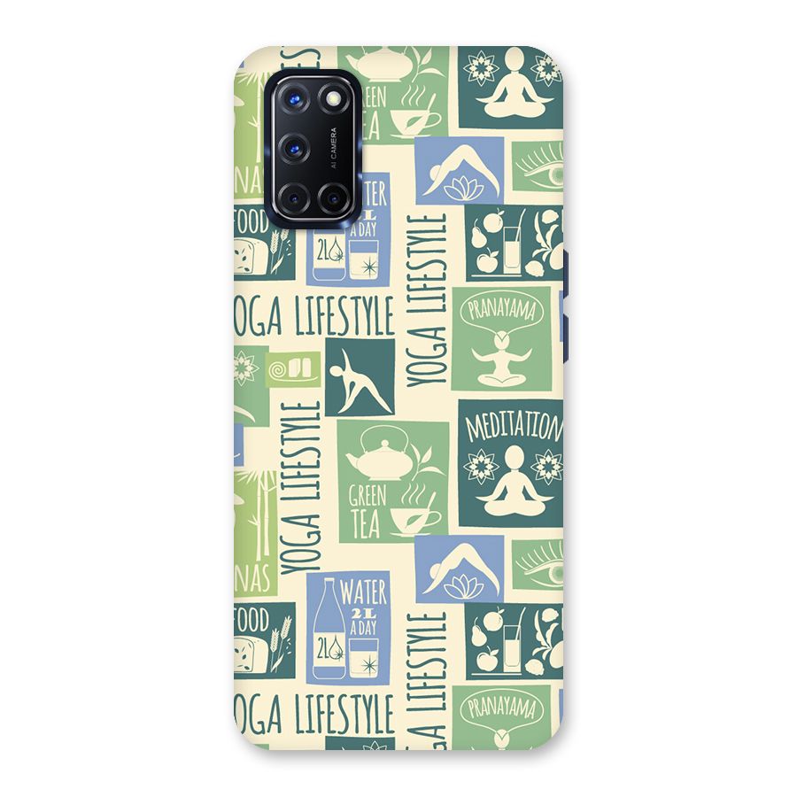 Vintage Yoga Lifestyle Back Case for Oppo A52