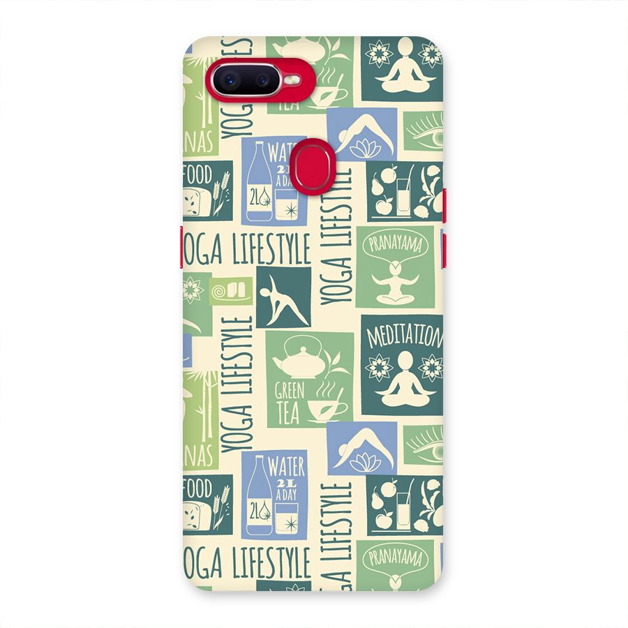 Vintage Yoga Lifestyle Back Case for Oppo F9 Pro