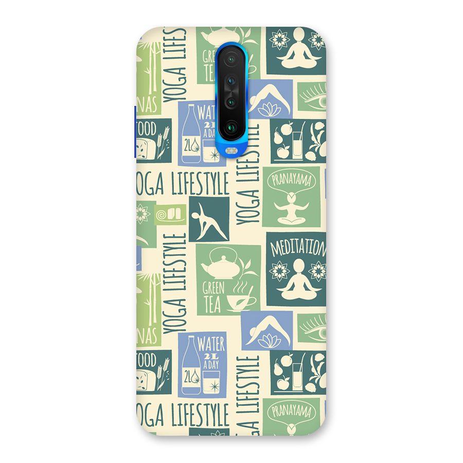 Vintage Yoga Lifestyle Back Case for Poco X2