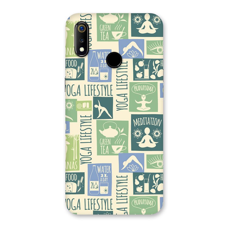 Vintage Yoga Lifestyle Back Case for Realme 3