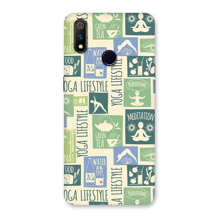 Vintage Yoga Lifestyle Back Case for Realme 3 Pro