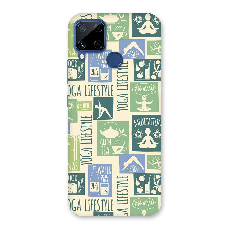Vintage Yoga Lifestyle Back Case for Realme C12