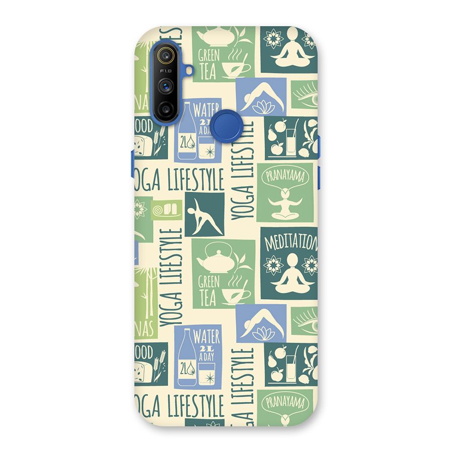 Vintage Yoga Lifestyle Back Case for Realme Narzo 10A
