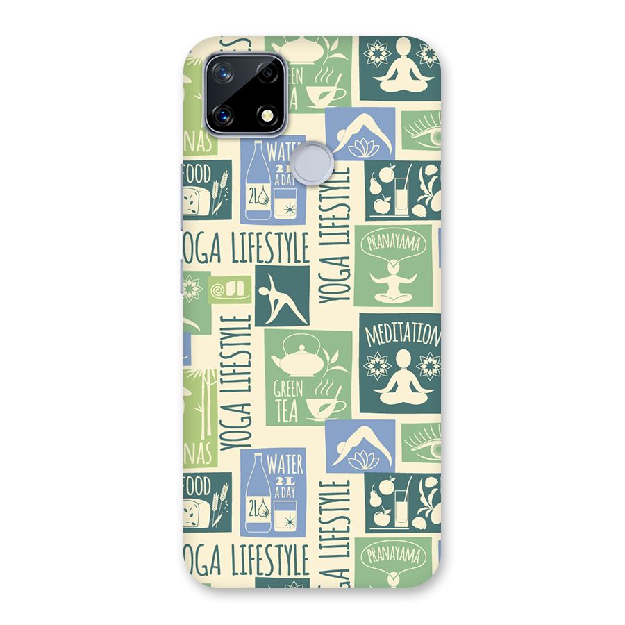 Vintage Yoga Lifestyle Back Case for Realme Narzo 20