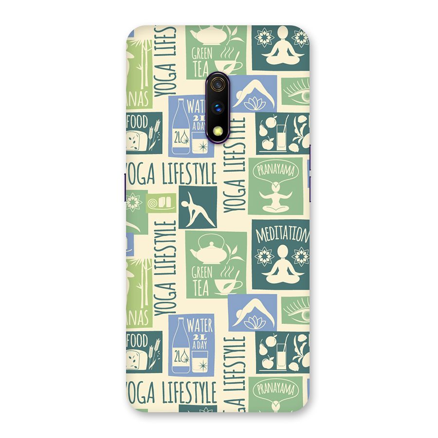 Vintage Yoga Lifestyle Back Case for Realme X