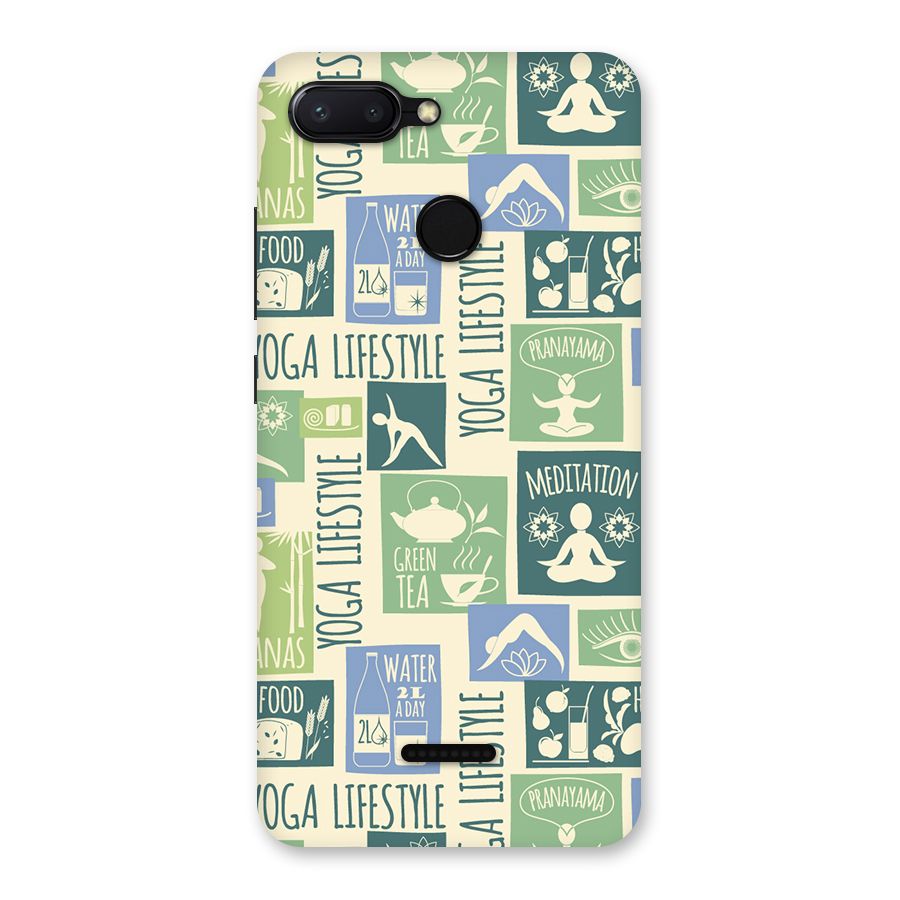 Vintage Yoga Lifestyle Back Case for Redmi 6