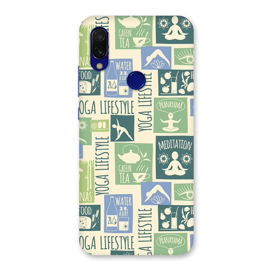 Vintage Yoga Lifestyle Back Case for Redmi 7