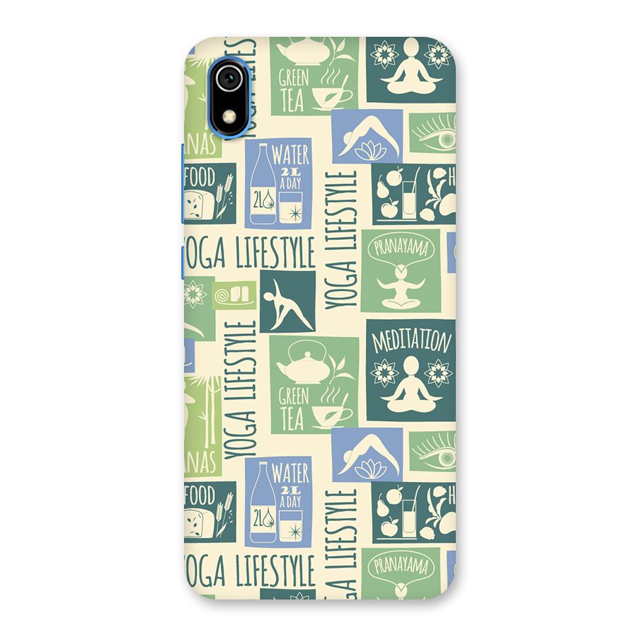 Vintage Yoga Lifestyle Back Case for Redmi 7A