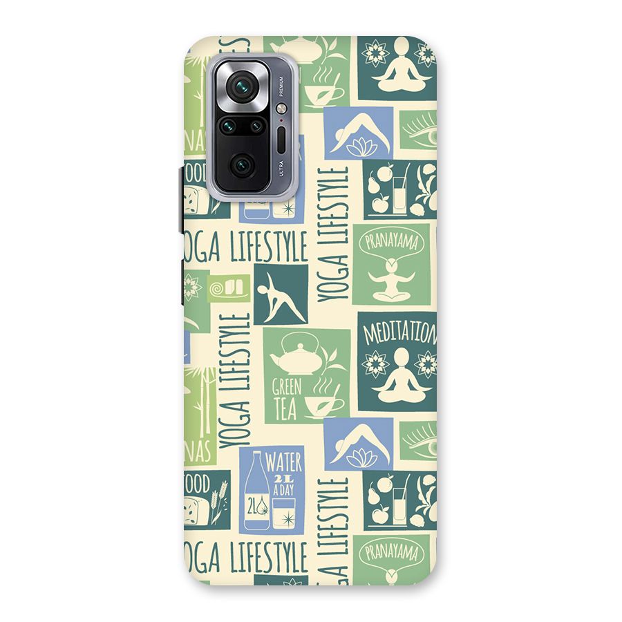 Vintage Yoga Lifestyle Back Case for Redmi Note 10 Pro Max