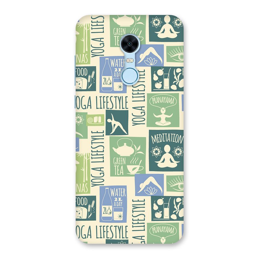 Vintage Yoga Lifestyle Back Case for Redmi Note 5