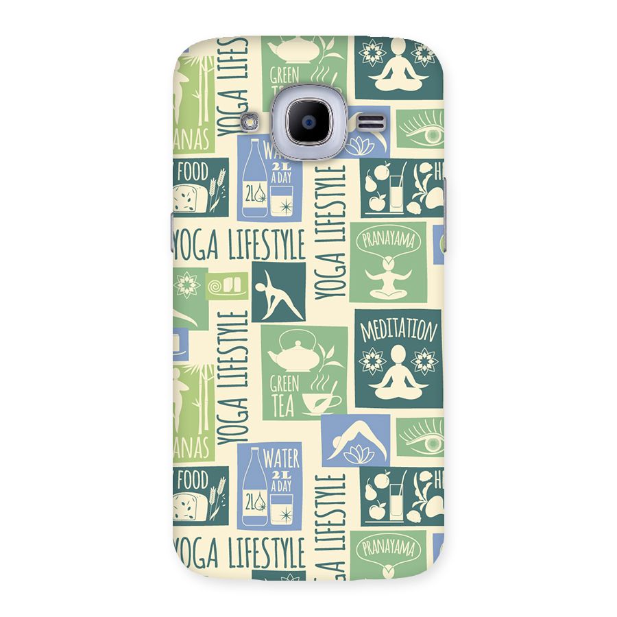 Vintage Yoga Lifestyle Back Case for Samsung Galaxy J2 2016