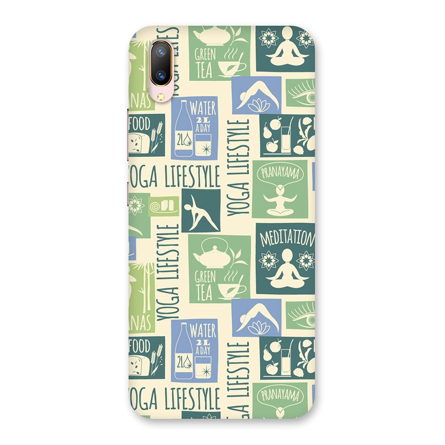 Vintage Yoga Lifestyle Back Case for Vivo V11 Pro