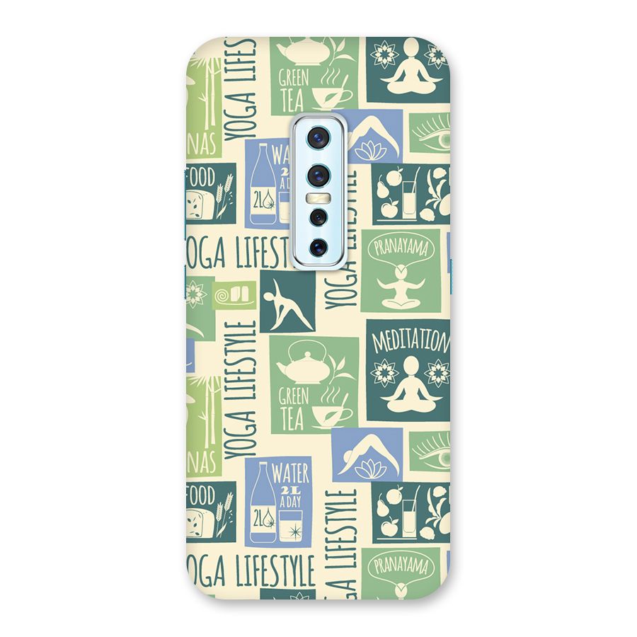 Vintage Yoga Lifestyle Back Case for Vivo V17 Pro
