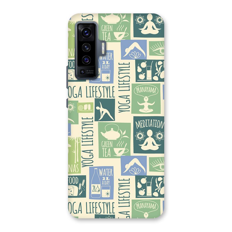 Vintage Yoga Lifestyle Back Case for Vivo X50