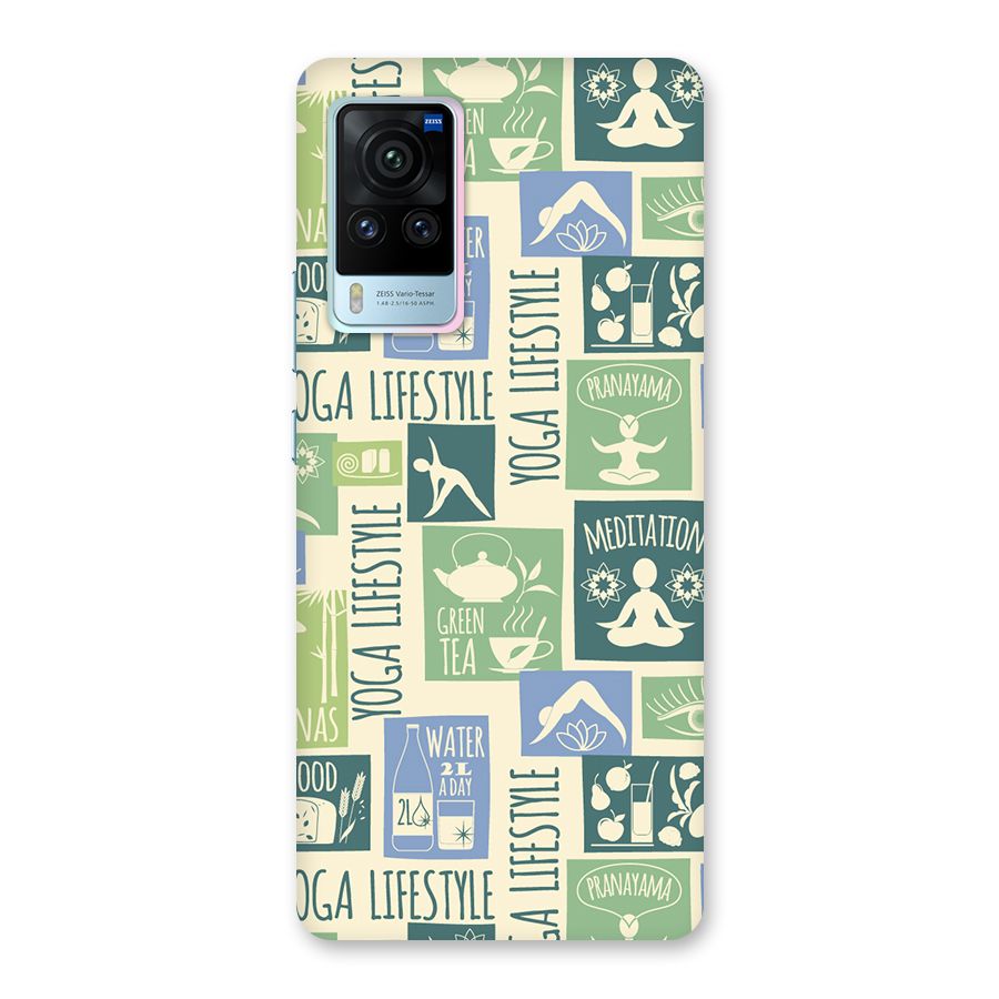 Vintage Yoga Lifestyle Back Case for Vivo X60 Pro