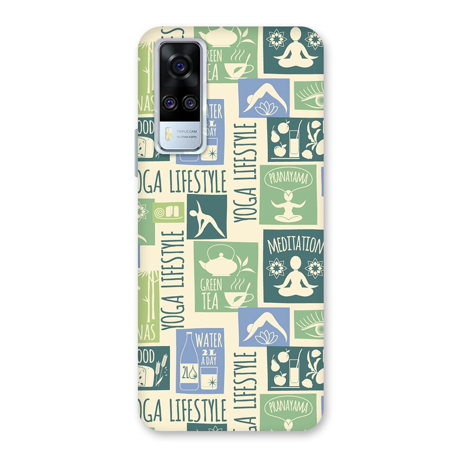 Vintage Yoga Lifestyle Back Case for Vivo Y31