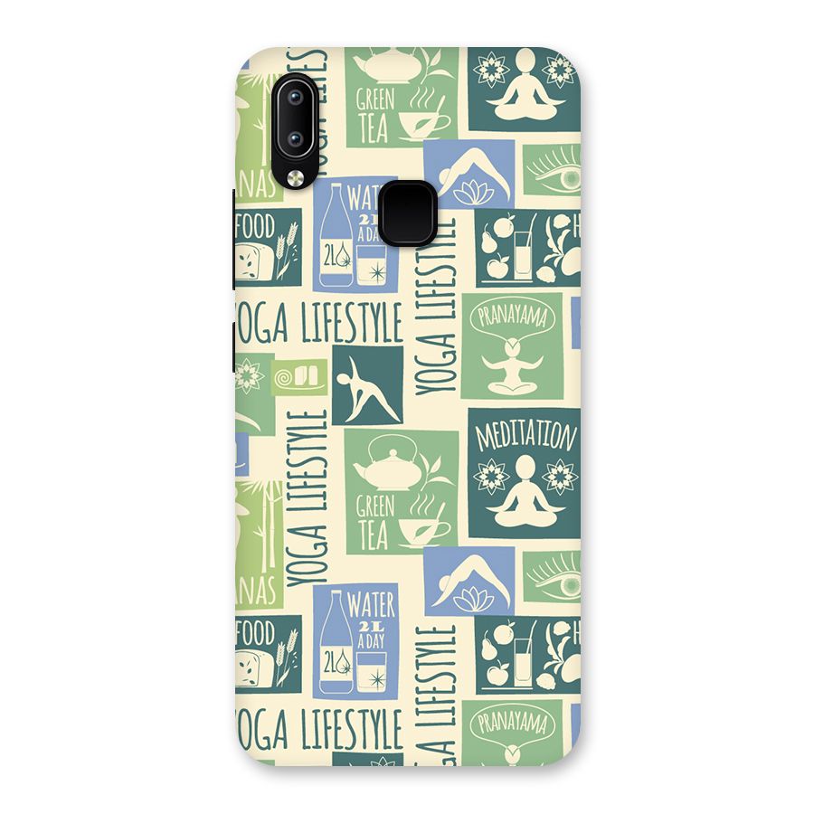 Vintage Yoga Lifestyle Back Case for Vivo Y93