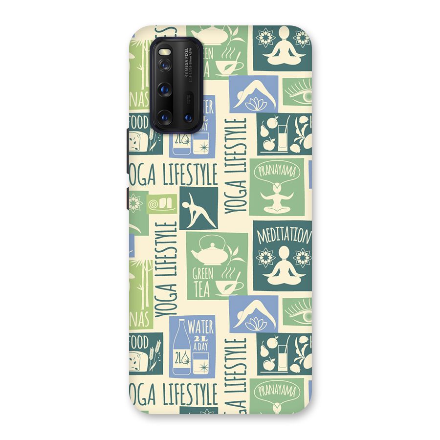 Vintage Yoga Lifestyle Back Case for Vivo iQOO 3