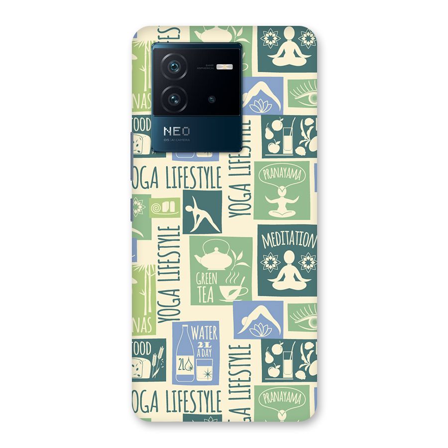 Vintage Yoga Lifestyle Back Case for Vivo iQOO Neo 6 5G