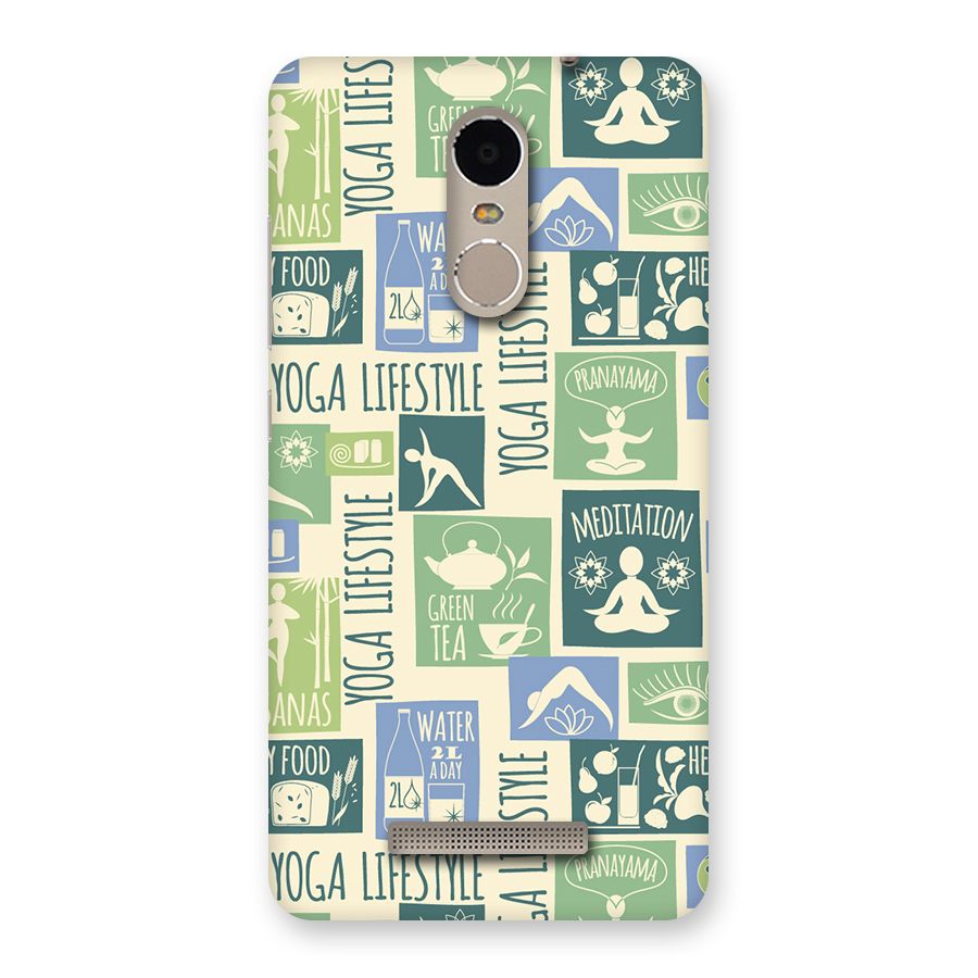 Vintage Yoga Lifestyle Back Case for Xiaomi Redmi Note 3