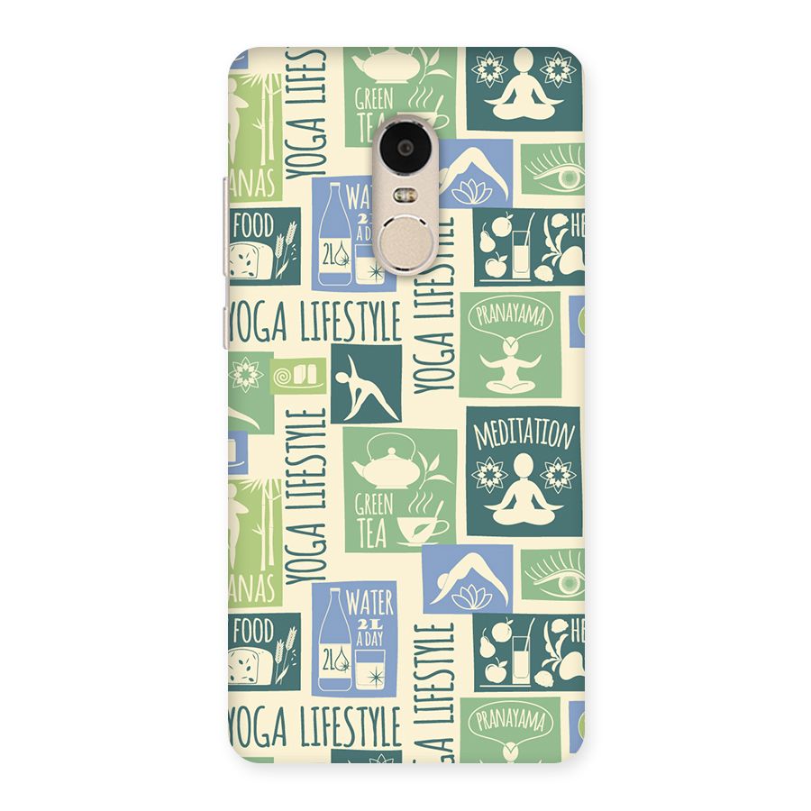 Vintage Yoga Lifestyle Back Case for Xiaomi Redmi Note 4