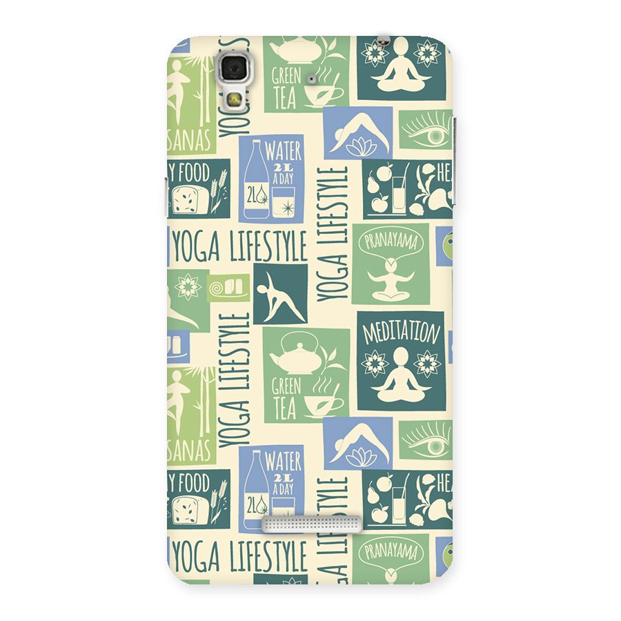 Vintage Yoga Lifestyle Back Case for YU Yureka Plus