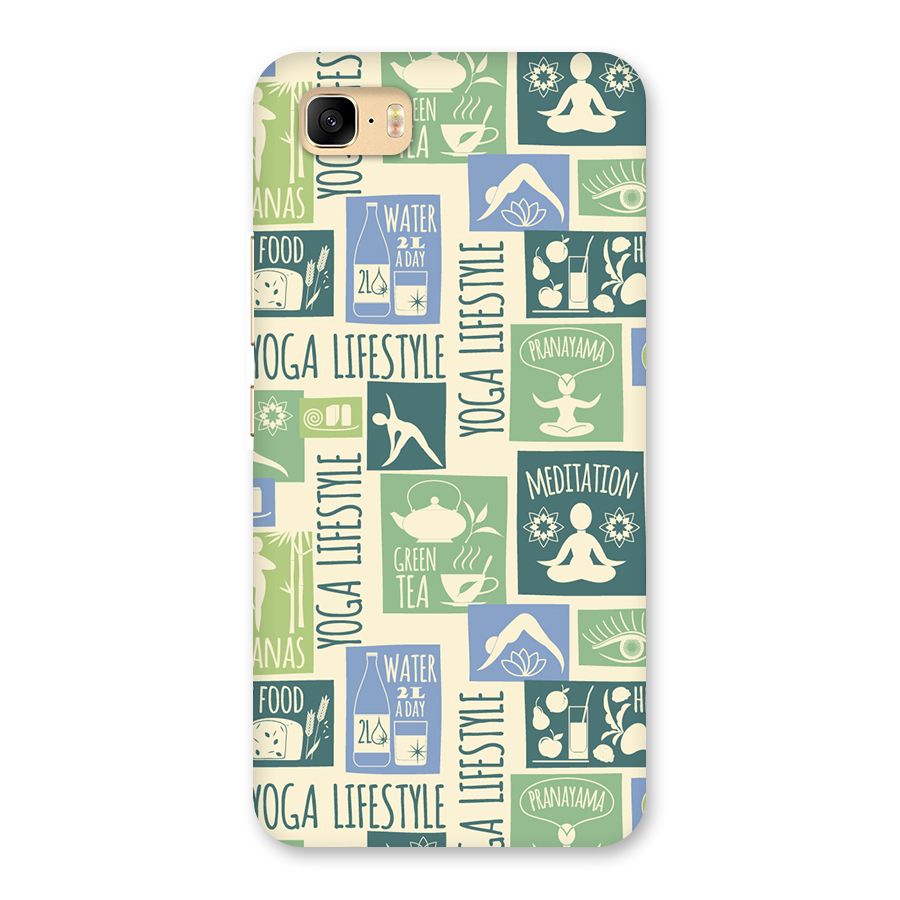Vintage Yoga Lifestyle Back Case for Zenfone 3s Max
