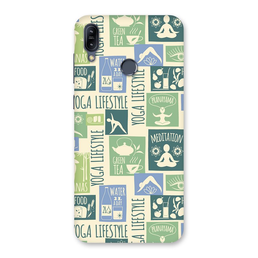 Vintage Yoga Lifestyle Back Case for Zenfone Max M2