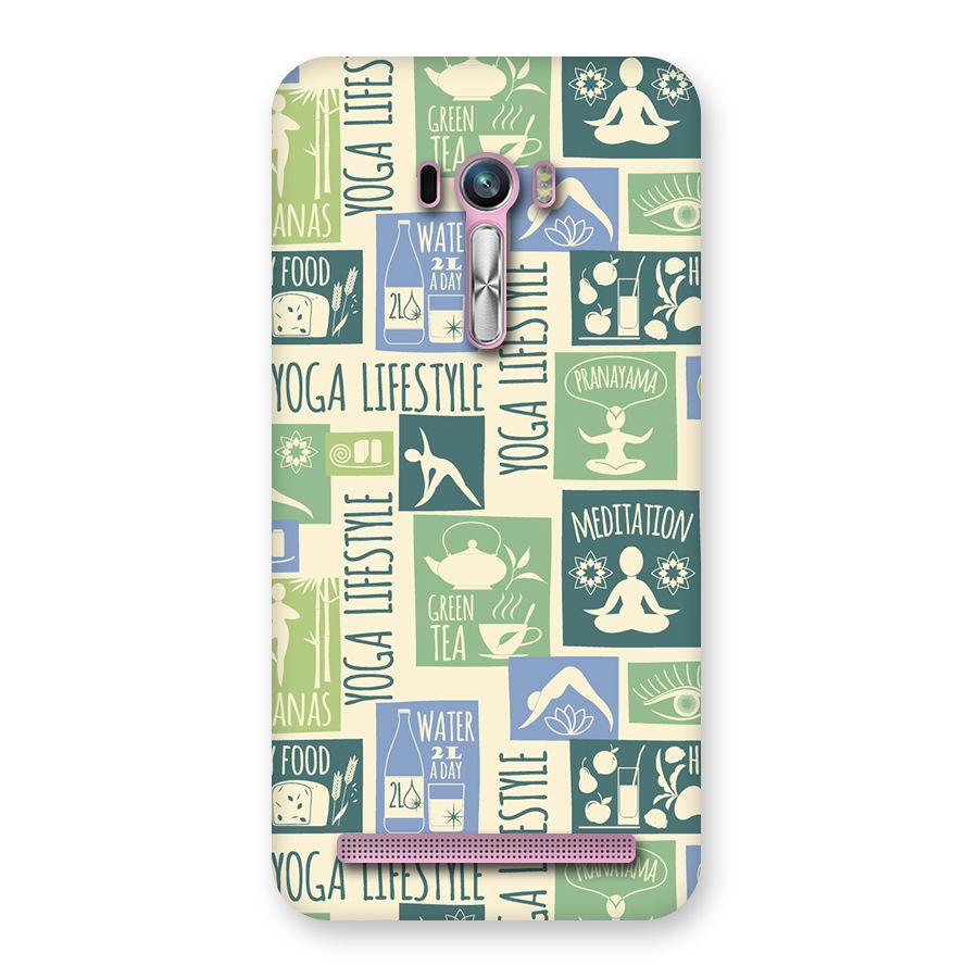 Vintage Yoga Lifestyle Back Case for Zenfone Selfie