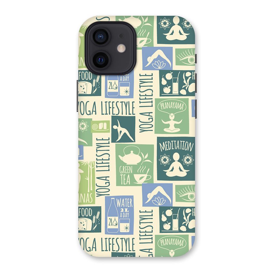 Vintage Yoga Lifestyle Back Case for iPhone 12