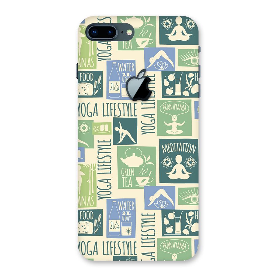 Vintage Yoga Lifestyle Back Case for iPhone 7 Plus Apple Cut