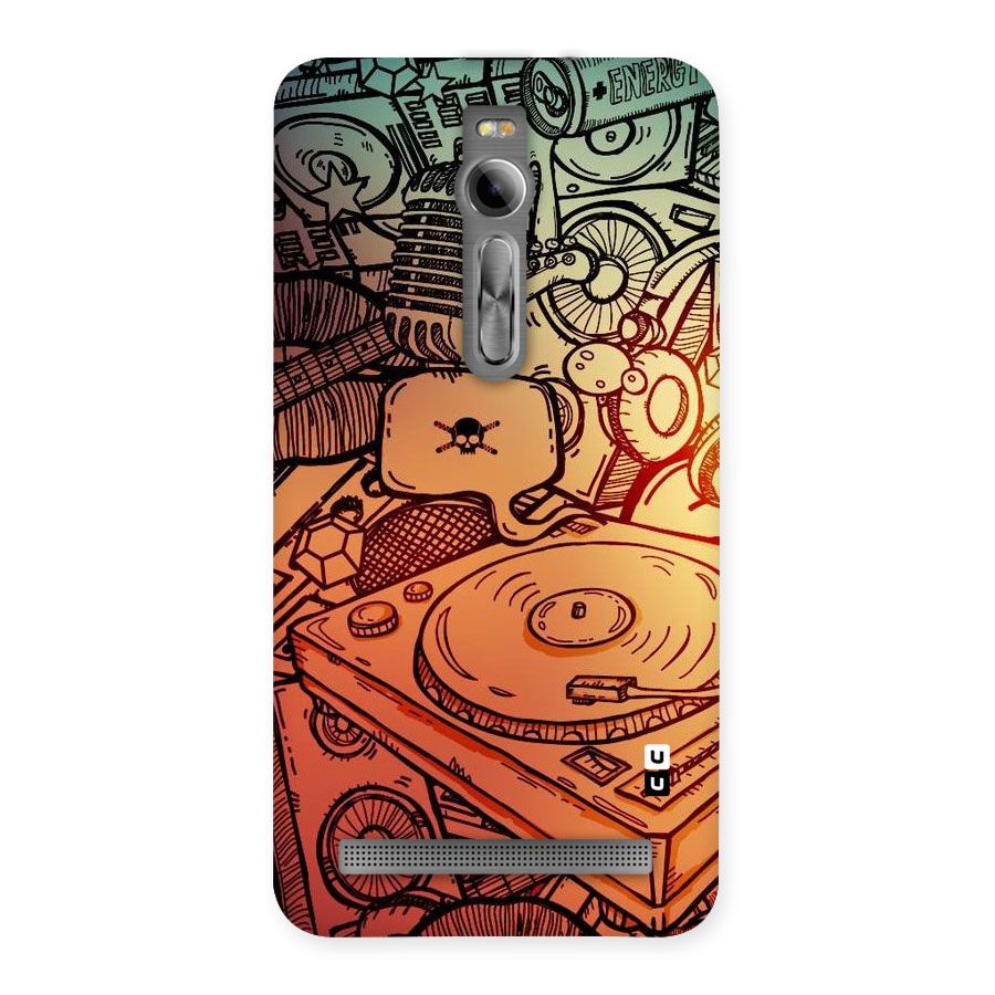 Vinyl Design Back Case for Asus Zenfone 2