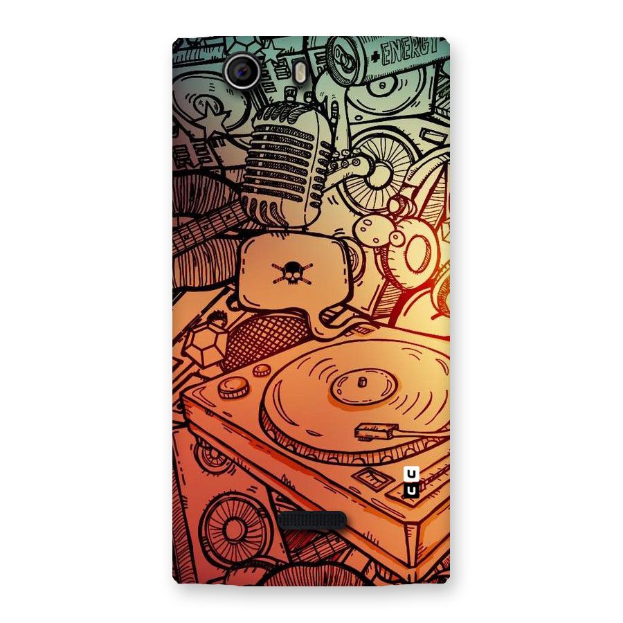 Vinyl Design Back Case for Canvas Nitro 2 E311