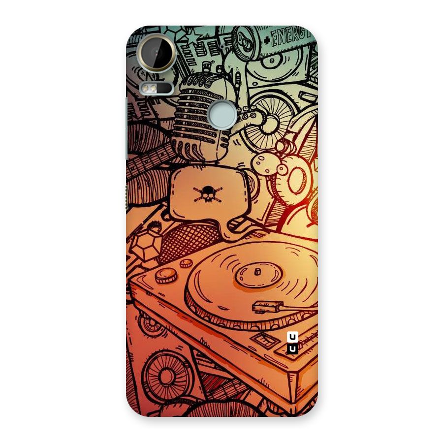 Vinyl Design Back Case for Desire 10 Pro