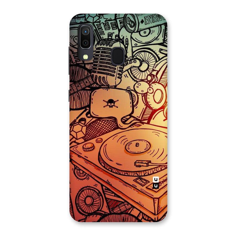 Vinyl Design Back Case for Galaxy A20