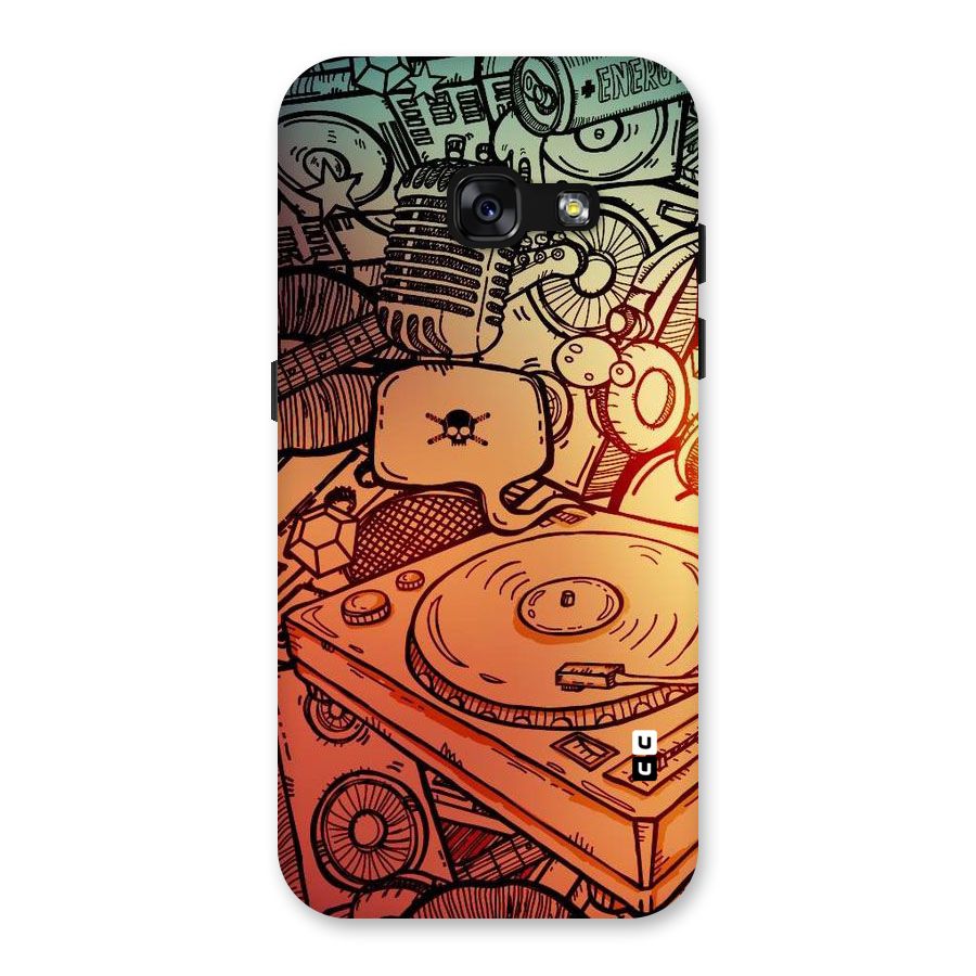 Vinyl Design Back Case for Galaxy A3 (2017)