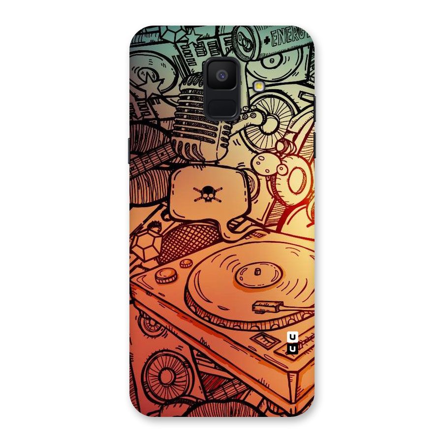 Vinyl Design Back Case for Galaxy A6 (2018)