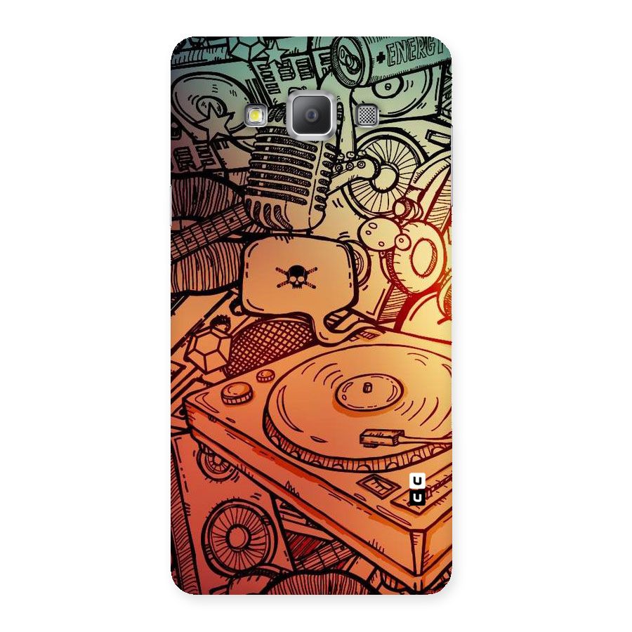 Vinyl Design Back Case for Galaxy A7