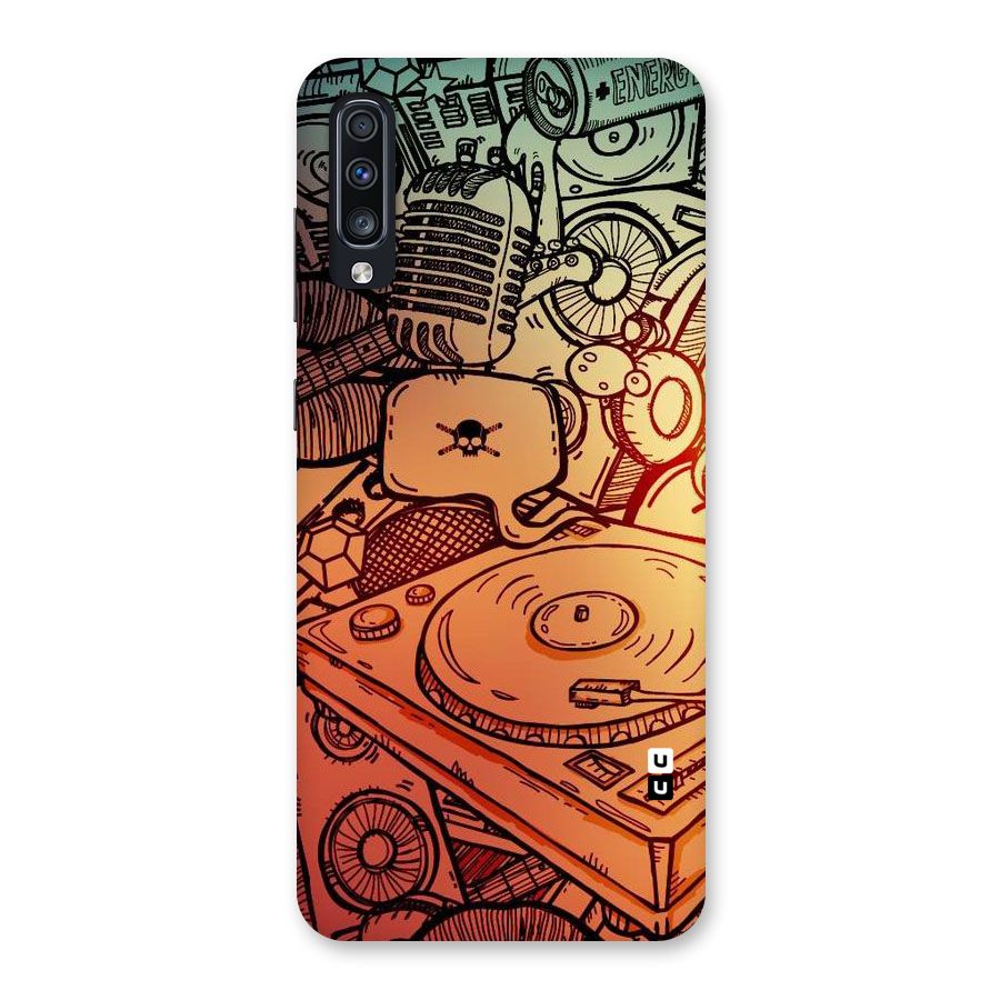 Vinyl Design Back Case for Galaxy A70