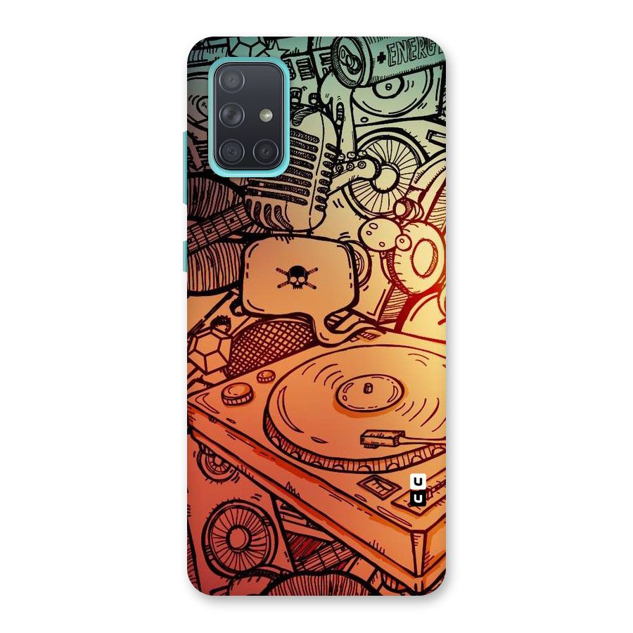 Vinyl Design Back Case for Galaxy A71