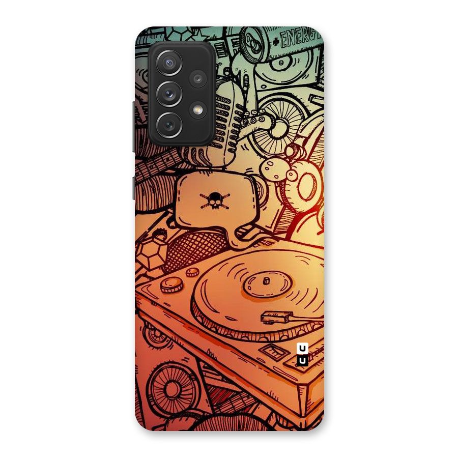Vinyl Design Back Case for Galaxy A72
