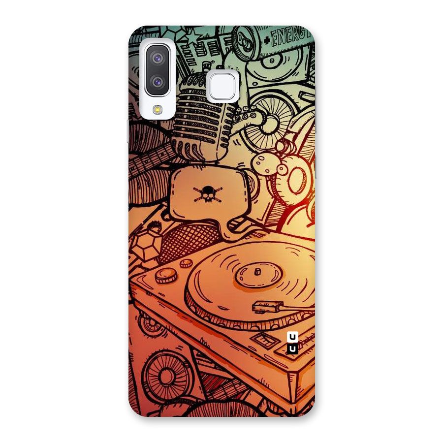 Vinyl Design Back Case for Galaxy A8 Star