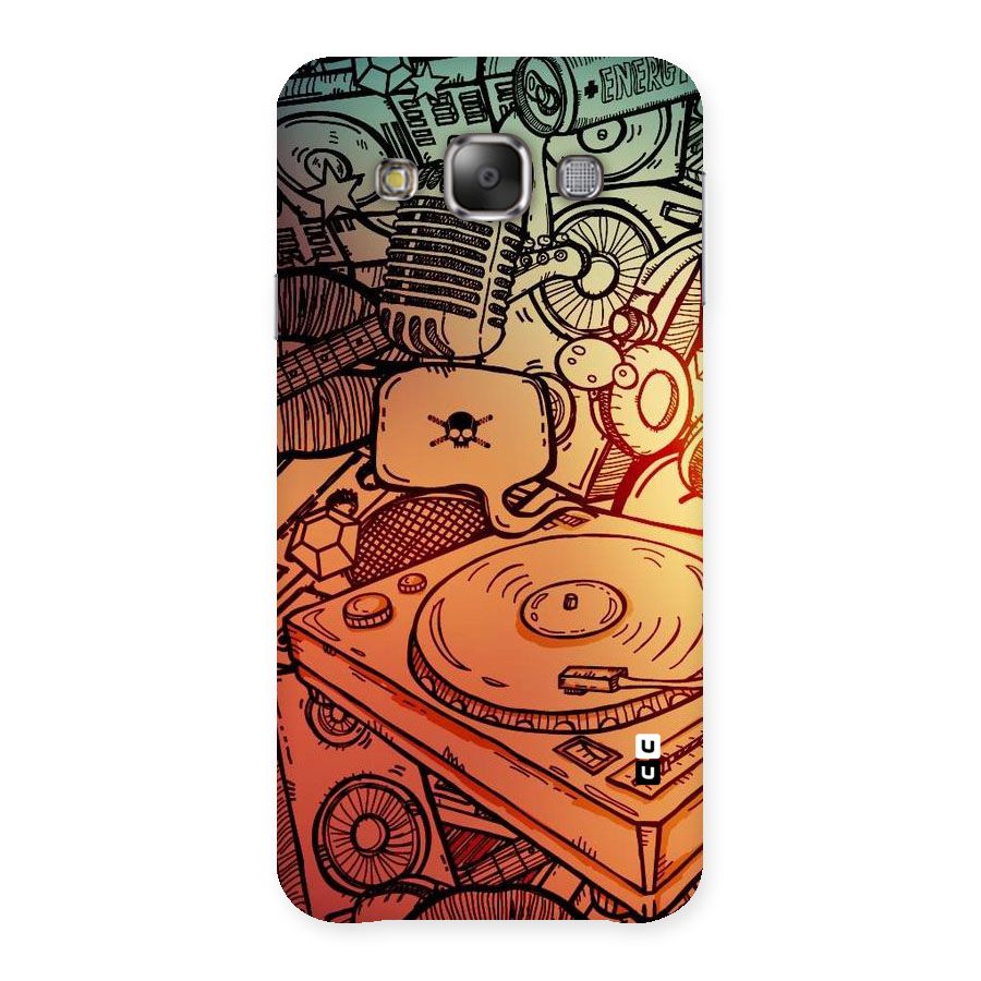 Vinyl Design Back Case for Galaxy E7
