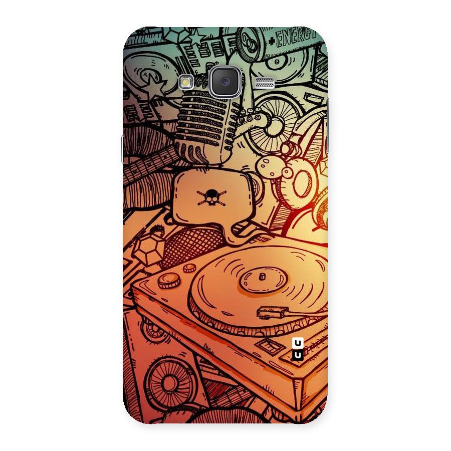 Vinyl Design Back Case for Galaxy J7