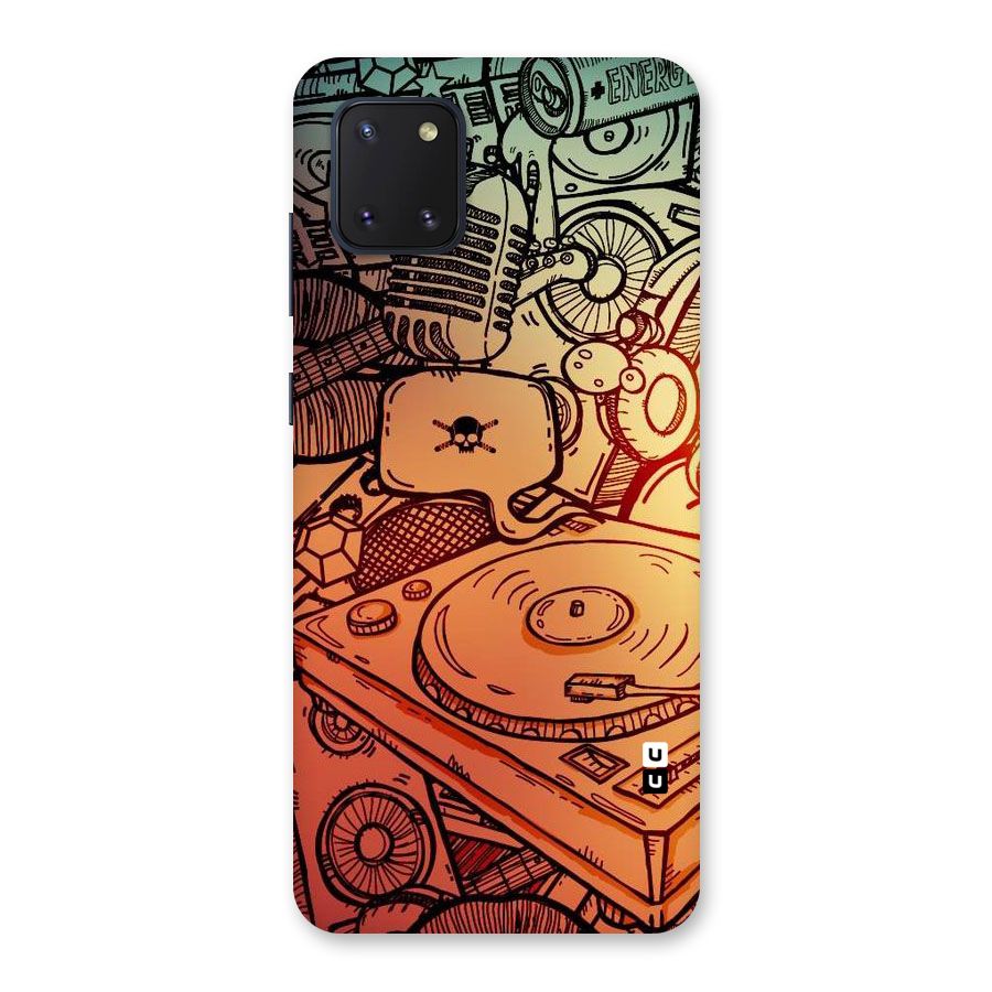 Vinyl Design Back Case for Galaxy Note 10 Lite