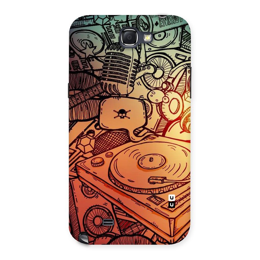 Vinyl Design Back Case for Galaxy Note 2